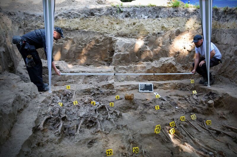 Prace Instytutu Pamięci Narodowej we Lwowie-Zboiskach na Ukrainie – 4–30 sierpnia 2025. Fot. BPiI IPN