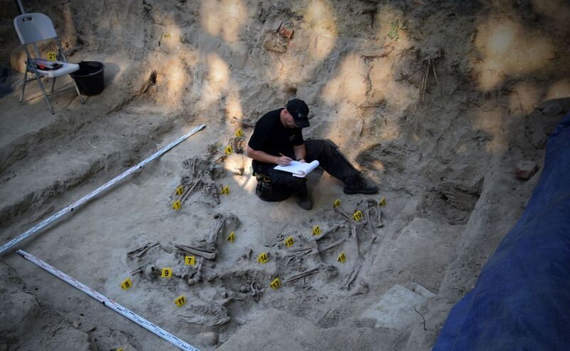 Prace Instytutu Pamięci Narodowej we Lwowie-Zboiskach na Ukrainie – 4–30 sierpnia 2025. Fot. BPiI IPN