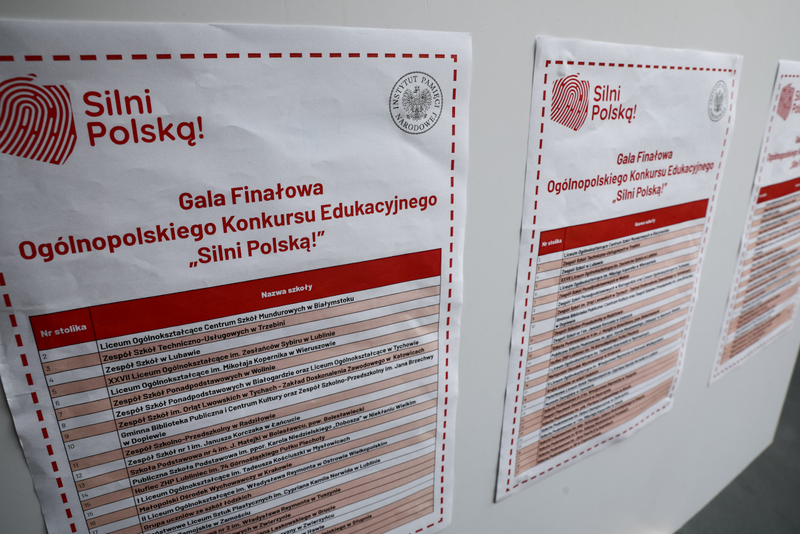 Finał pierwszej edycji ogólnopolskiego konkursu edukacyjnego „Silni Polską!”- Warszawa, 12 września 2025r. Fot. Sławek Kasper (IPN)