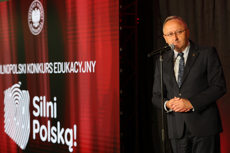 Finał pierwszej edycji ogólnopolskiego konkursu edukacyjnego „Silni Polską!”- Warszawa, 12 września 2025r. Fot. Łukasz Kustrzyński (IPN)