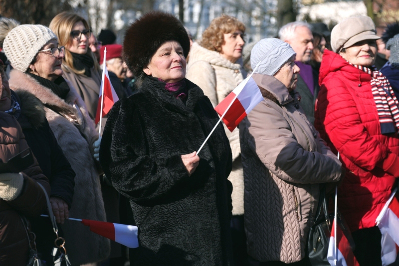 Odsłonięcie Kolumny Wolności – Głubczyce, 20 lutego 2026. Fot. Dariusz Skrzyniarz (IPN)