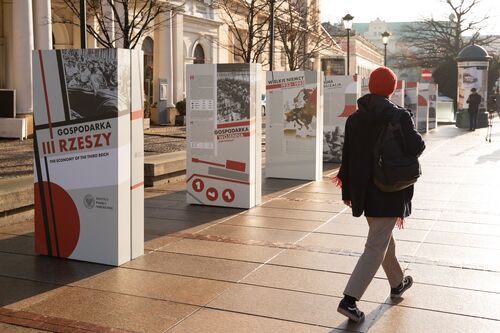 Otwarcie wystawy IPN „Gospodarka III Rzeszy” – Warszawa, 12 stycznia 2023. Fot. Mikołaj Bujak (IPN)