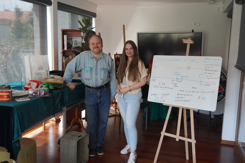 „Życie codzienne w PRL" czyli lekcja historii dla młodzieży z Hufca Pracy w Opolu – Opole, 21 maja 2024