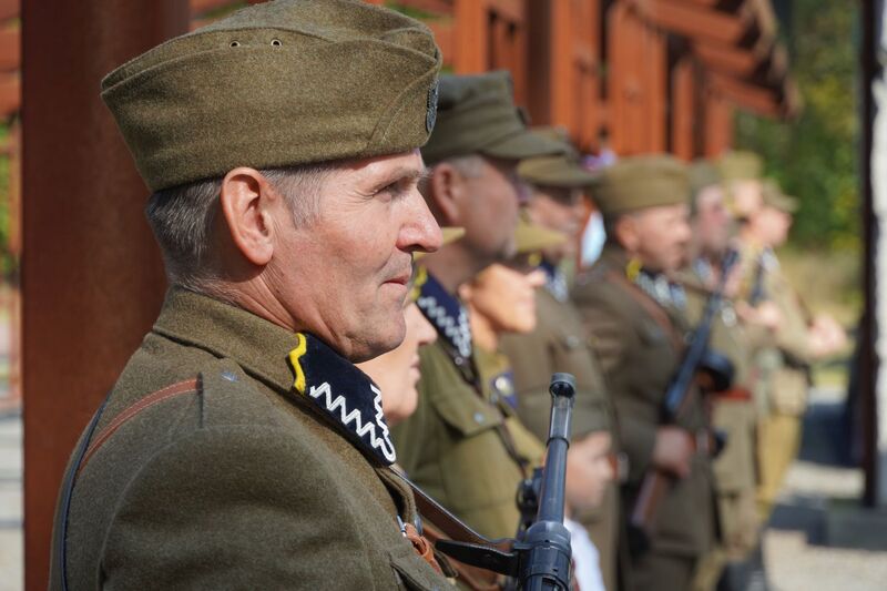 Uroczystości 78. rocznicy zbrodni na żołnierzach NSZ oddziału kpt. Henryka Flamego ps. Bartek – Stary Grodków, Malerzowice Wielkie, 8 września 2024. Fot. Denis Olejak (IPN)