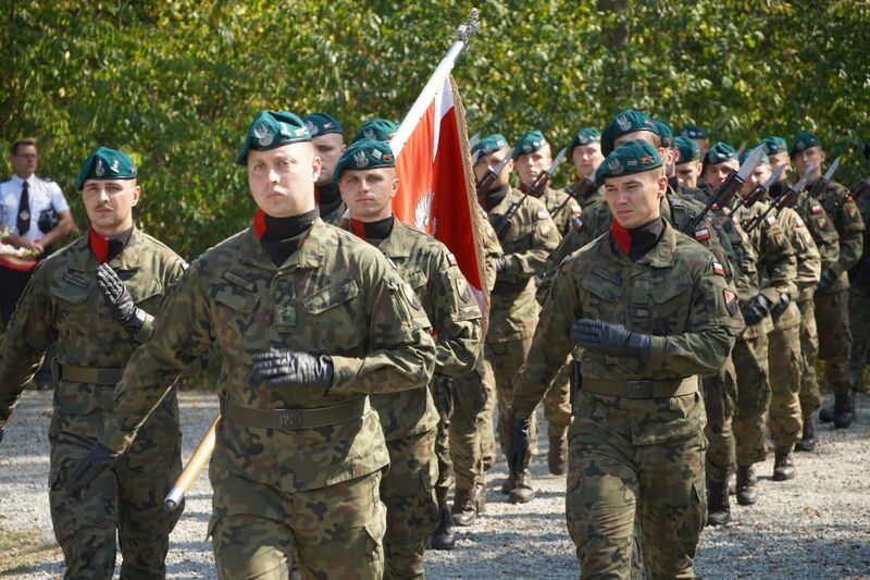 Uroczystości 78. rocznicy zbrodni na żołnierzach NSZ oddziału kpt. Henryka Flamego ps. Bartek – Stary Grodków, Malerzowice Wielkie, 8 września 2024. Fot. Denis Olejak (IPN)