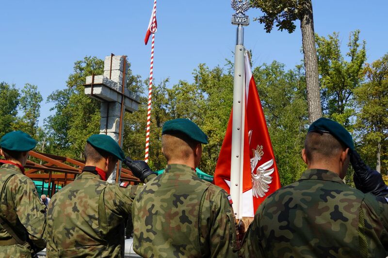Uroczystości 78. rocznicy zbrodni na żołnierzach NSZ oddziału kpt. Henryka Flamego ps. Bartek – Stary Grodków, Malerzowice Wielkie, 8 września 2024. Fot. Denis Olejak (IPN)