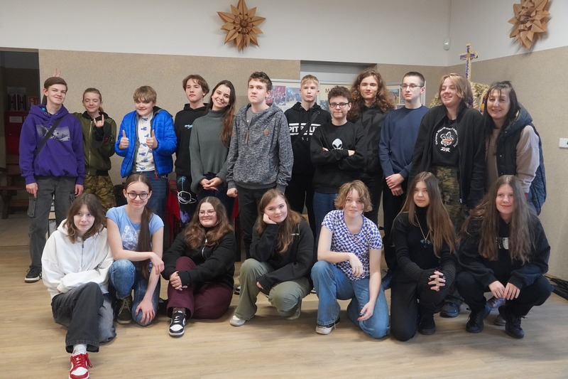 Terenowa lekcja historii na Polanie Śmierci koło Malerzowic Wielkich - Malerzowice Wielkie, 20 listopada 2024