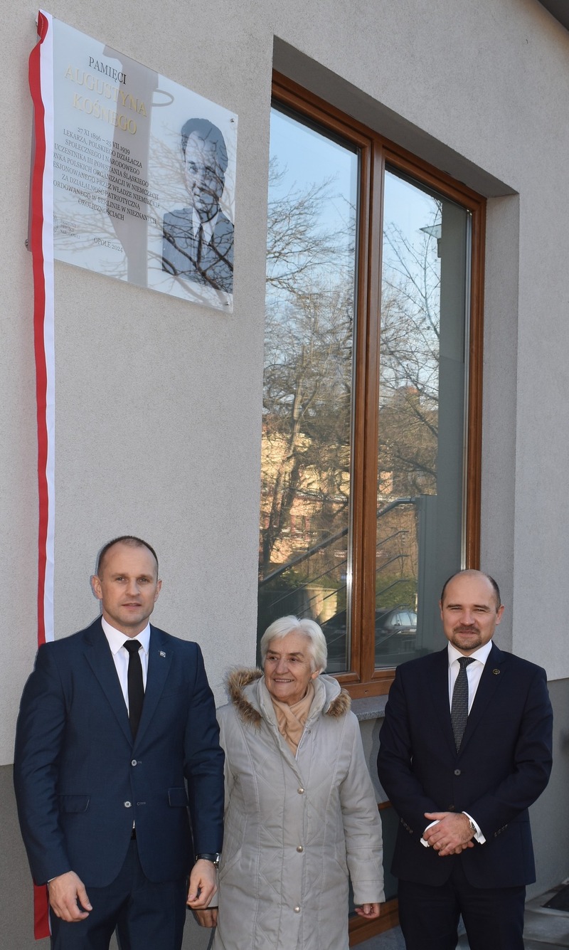 Odsłonięcie tablicy pamiątkowej przy ul. Kośnego 62 w Opolu oraz otwarcie wystawy – Opole, 27 listopada 2024
