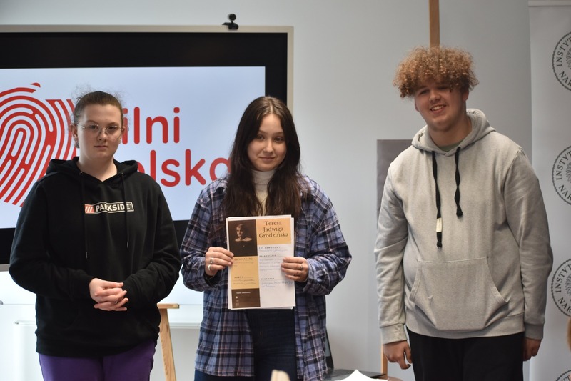 Ostatnia grupa z województwa opolskiego zakończyła 1. etap ogólnopolskiego konkursu edukacyjnego IPN „Silni Polską!” - Opole, 21 i 28 lutego 2025