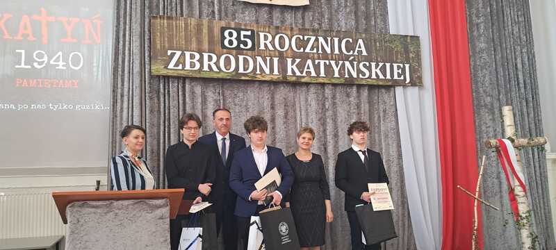 Zakończenie kluczborskich obchodów Narodowego Dnia Pamięci Ofiar Zbrodni Katyńskiej - Kluczbork, 10 kwietnia 2025