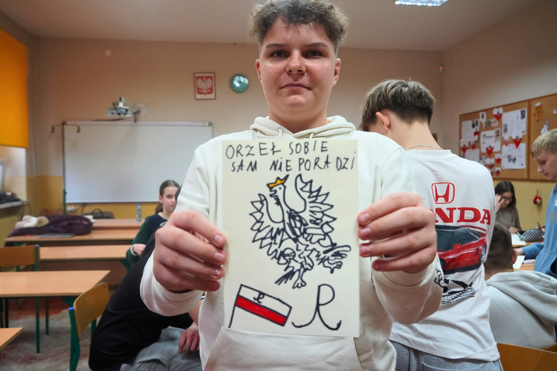 ,,Z Solidarnością do wolności" warsztaty w Szkole Podstawowej w Sidzinie – 28 stycznia 2026