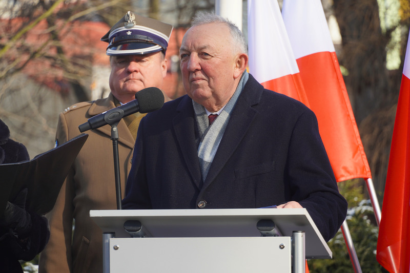 Uroczystość odsłonięcia Kolumny Wolności – Głubczyce, 20 lutego 2026