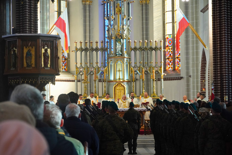 Uroczystość odsłonięcia Kolumny Wolności – Głubczyce, 20 lutego 2026