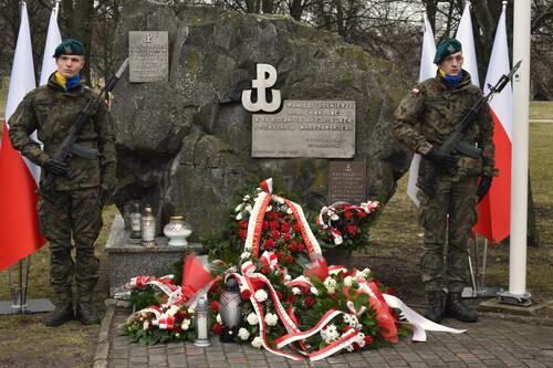 Obchody 81. rocznicy przemianowania Związku Walki Zbrojnej na Armię Krajową – Opole, 14 lutego 2023. Fot. Dominik Wojtkiewicz (IPN)