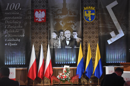 Obchody 100. rocznicy ustanowienia Dzielnicy I Związków Polaków w Niemczech – Opole, 18 lutego 2023. Fot. Dominik Wojtkiewicz (IPN)