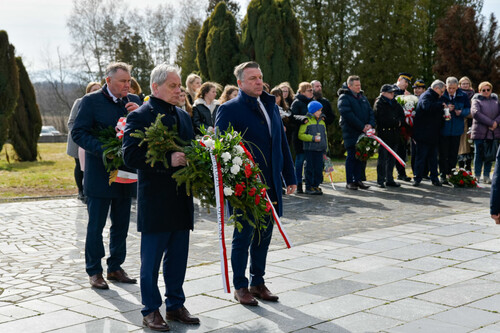 78. rocznica wyzwolenia Stalagu 344 Lamsdorf – Łambinowice, 17 marca 2023. Fot. S. Dubiel