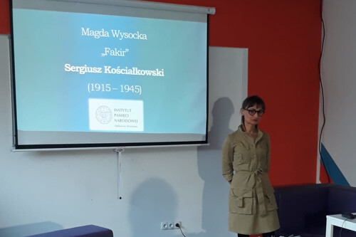 Magda Wysocka z Oddziału IPN we Wrocławiu. Fot. Renata Wojciechowska (IPN Opole)