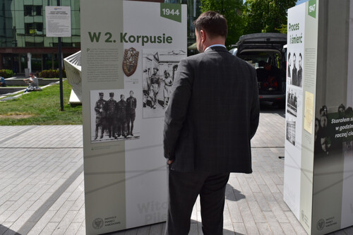 Otwarcie wystawy „Witold Pilecki” – Opole, 12 maja 2023. Fot. Dominik Wojtkiewicz (IPN)