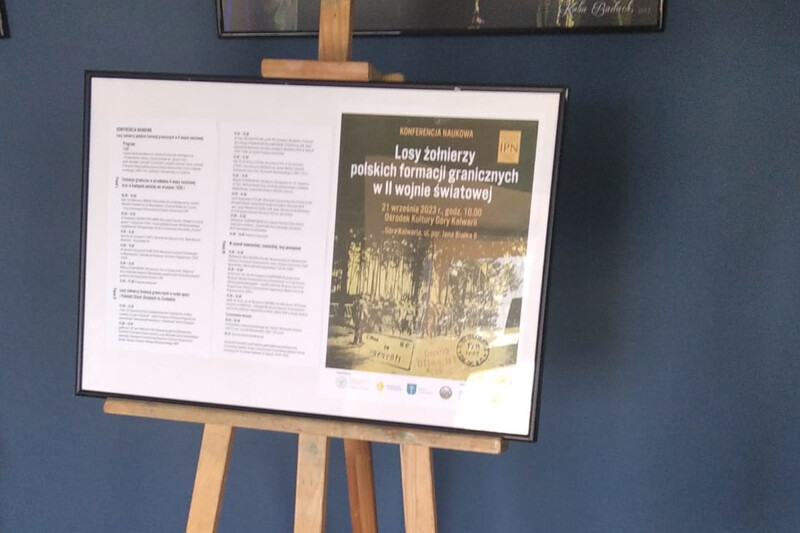 Konferencja naukowa: „Losy żołnierzy polskich formacji granicznych w II wojnie światowej” – Góra Kalwaria, 21 września 2023. Fot. dr Ksawery Jasiak (IPN)