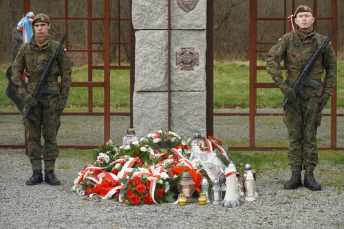 Obchody Narodowego Dnia Pamięci Żołnierzy Wyklętych – Stary Grodków, 1 marca 2024. Fot. Dominik Wojtkiewicz (IPN)