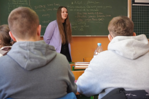 Lekcja edukacyjna w LO nr 5 – Opole, 5 marca 2024