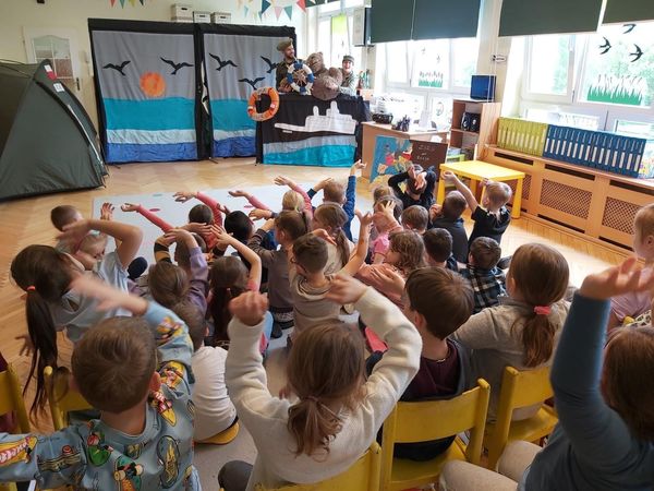 Niedźwiadek Wojtek - Miś walczący w polskiej armii ponownie odwiedził Opole – Opole, 30 kwietnia 2024