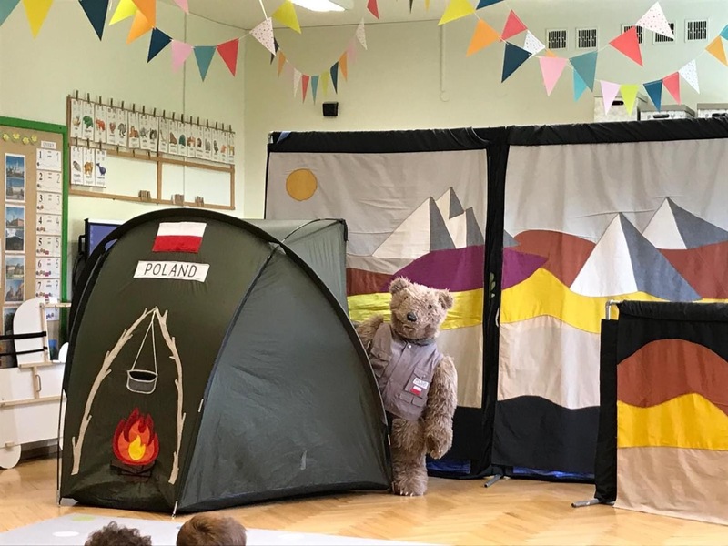 Niedźwiadek Wojtek - Miś walczący w polskiej armii ponownie odwiedził Opole – Opole, 30 kwietnia 2024