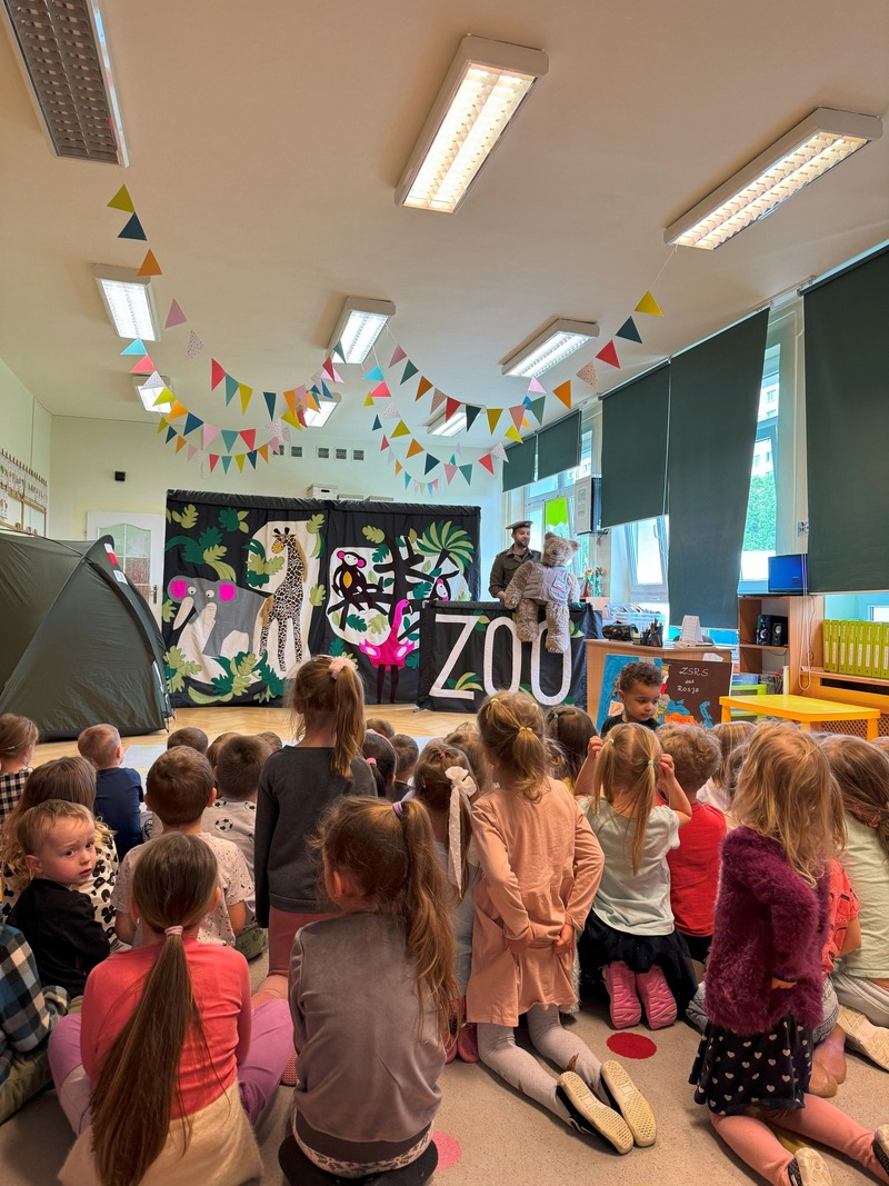 Niedźwiadek Wojtek - Miś walczący w polskiej armii ponownie odwiedził Opole – Opole, 30 kwietnia 2024