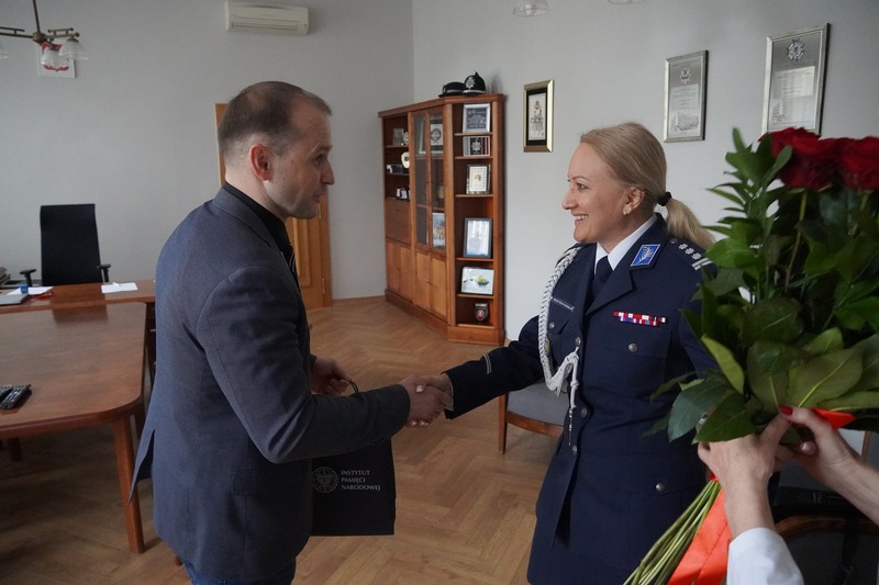 Uroczystości rocznicowe sierżanta Piotra Jesienia - patrona Komendy Wojewódzkiej Policji w Opolu – Opole, 17 kwietnia 2024