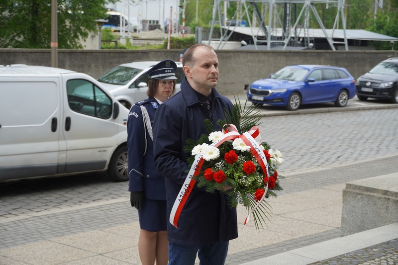 Uroczystości rocznicowe sierżanta Piotra Jesienia - patrona Komendy Wojewódzkiej Policji w Opolu – Opole, 17 kwietnia 2024